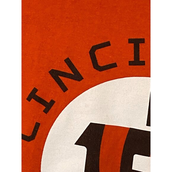 Cincinnati Bengals Football T-Shirt XL Orange NFL Team Apparel Cotton Unisex - Picture 4 of 13